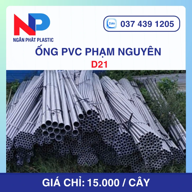 Ống Nhựa PVC D21 Phạm Nguyên